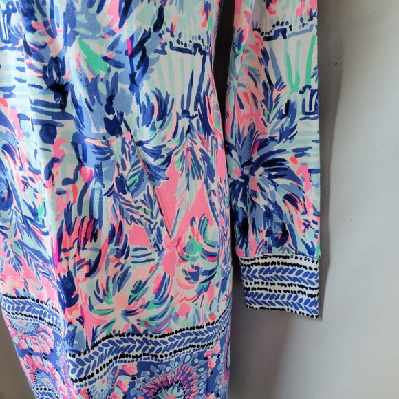 Lilly Pulitzer UPF 50+ Skipper Popover Dress Cabana Cocktail XS - Picture 9 of 16